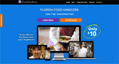 Desktop Screenshot of flfoodhandlers.com